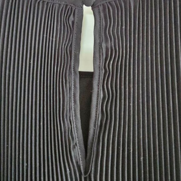 Halogen Women's Black Plisse Dress XS-Med, Fit and Flare - Picture 10 of 11